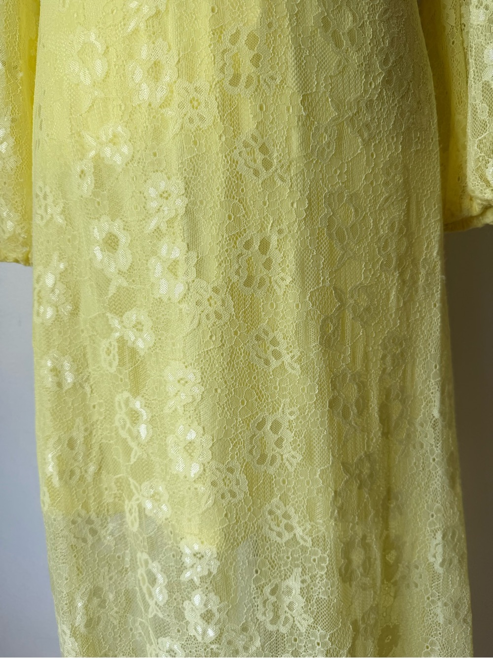 Floral Lace Yellow Maxi
Long Sleeve Dress - Picture 7 of 7